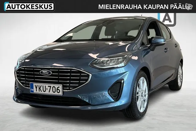 Ford Fiesta 1.0 EcoBoost Hybrid (mHEV) 125hv A7 DCT Titanium * Winter Pack* - Autohuumakorko 1,99%+kulut - Image 1